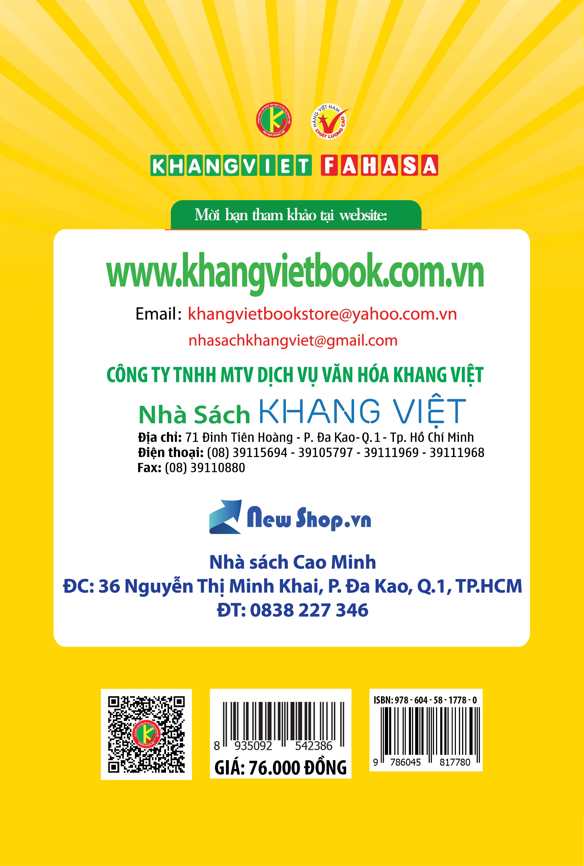 Bìa sau Nâng Cao Và Phát Triển Toán 3
